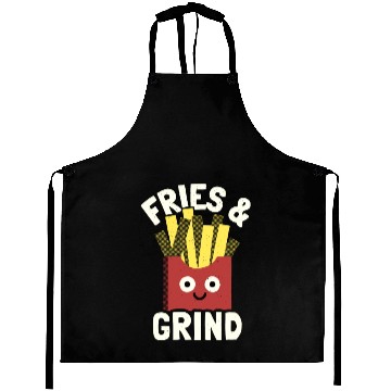 Discover Fries And Grind French Fries Lover Aprons