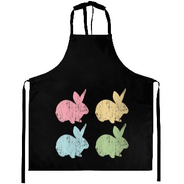 Discover Easter Bunny Pastel Toddler Child Mom Aprons