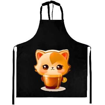 Discover "Mornings Made Better: A Toast to Coffee" Aprons