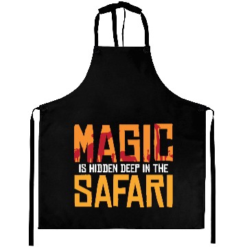 Discover Safari Magic Exploration Wilderness Lion Journey Aprons