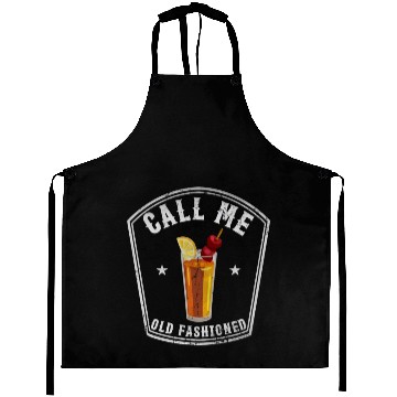 Discover Call Me Old Fashioned Whiskey Bourbon Aprons