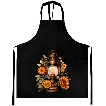 Discover Vintage Wildflower Poster Green Botanical Wall Art Aprons