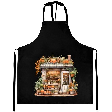 Discover Vintage Wildflower Poster Green Botanical Wall Art Aprons
