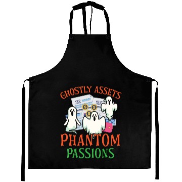 Discover Ghostly Assets Phantom Passions Scary Halloween Aprons