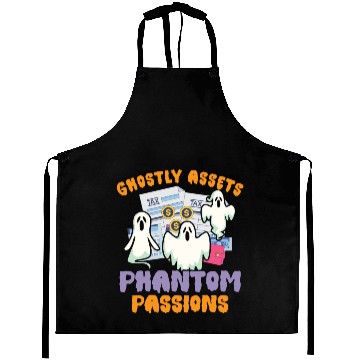 Discover Ghostly Assets Phantom Passions Scary Halloween Aprons