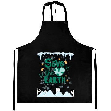 Discover Save our Planet Earth, Save our beautiful animals! Aprons