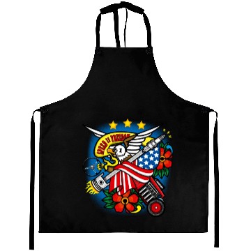 Discover Eagle, Piston and Flag Aprons
