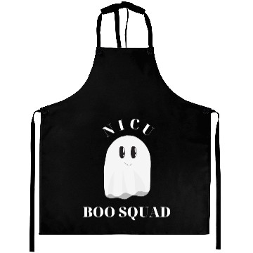Discover Cute NICU Halloween | NICU Boo Squad design Aprons