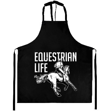 Discover Equestrian Life Riding Girl Horseback Aprons