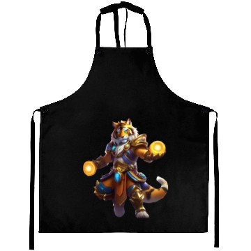 Discover Tiger Fireball Fighter Aprons
