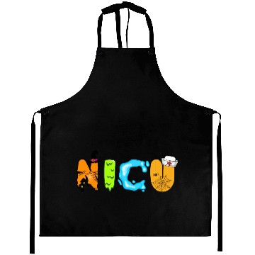 Discover Cute NICU Halloween design Aprons