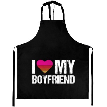 Discover I Love My Boyfriend Heart My Boyfriend Vintage Bf Aprons