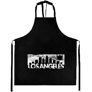 Discover Los Angeles Cityscape Street Wear Aprons
