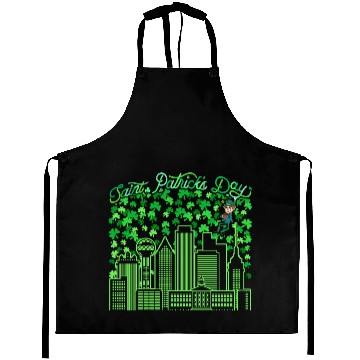 Discover Saint Patrick's Day Dallas Texas Aprons