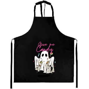 Discover Give me Candy ! Cute Ghost Aprons