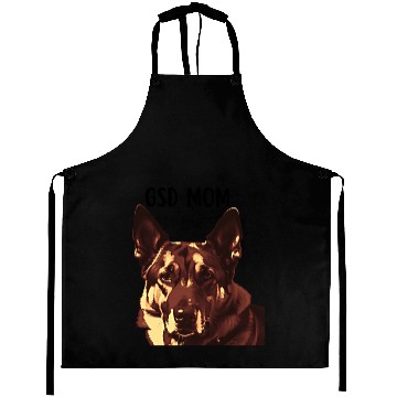 Discover GSD mom dog lovers graphic Aprons