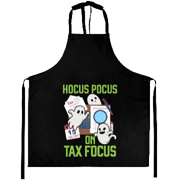 Discover Hocus Focus on Tax Focus Accountant Halloween Aprons