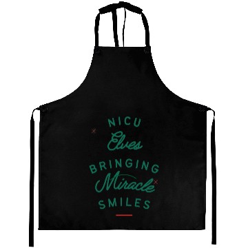 Discover Cute NICU Christmas design Aprons