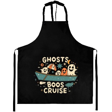 Discover Spooky Cute Kawaii Ghost Design – Boos Cruise Aprons
