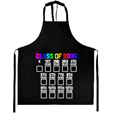 Discover Class Of 2036 Back To School Kindergartengrow with Aprons