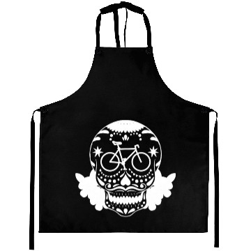 Discover Cycling Cyclist Skull Aprons