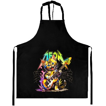 Discover Metal Meow Kitty - Rainbow Aprons