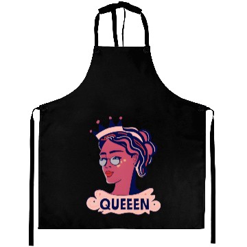 Discover Royal Elegance | Queen Inspired Design Aprons