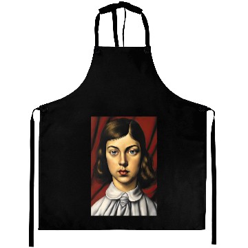 Discover Blue-eyed Woman Painting Aprons