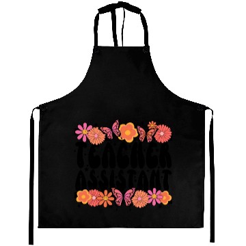 Discover Floral Teacher Assistant Aprons