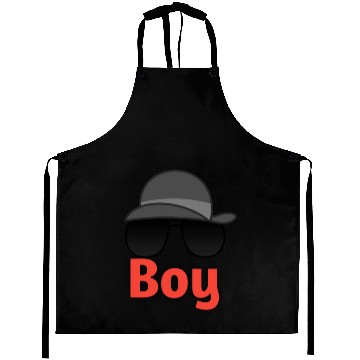 Discover Boy logo Aprons