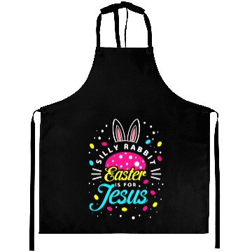 Discover Silly Rabbit Easter Is For Jesus Toddler Bunny Chr Aprons