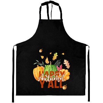 Discover Happy autumn y'all Aprons