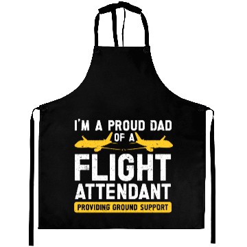 Discover Flight Attendant Dad Airplane Flight Attendant Aprons