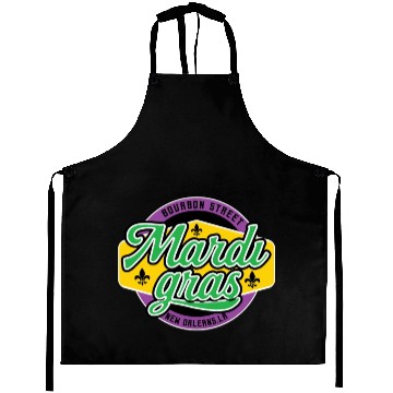 Discover Mardi Gras Bourbon Street Aprons