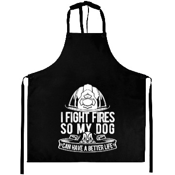 Discover Firefighter Thin Red Line Dog Aprons