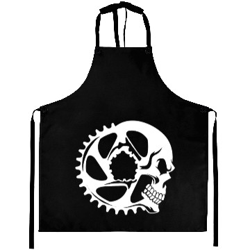 Discover Cycling Cyclist Skull Aprons