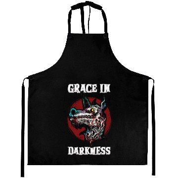 Discover Dark Unicorn Horror Unicorn Midnight Unicorn Dark Aprons