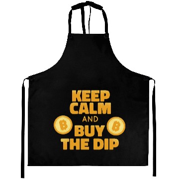 Discover Keep calm and buy the dip Aprons