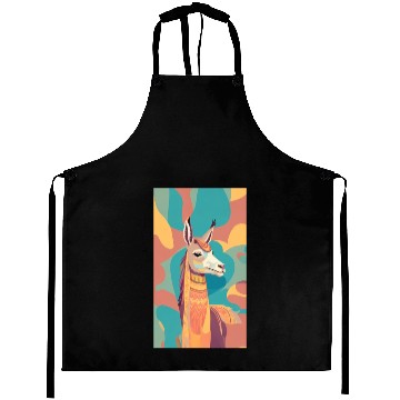 Discover Alpaca art Aprons