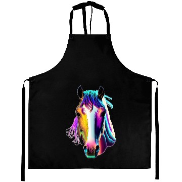 Discover Neon Horse Aprons