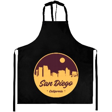 Discover San Diego Skyline Aprons