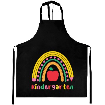 Discover Kindergarten Rainbow Girls Kids Teacher Team Aprons