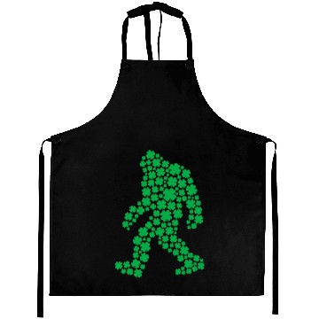 Discover Clover Bigfoot St Patrick's Day Boys Shamrock Aprons