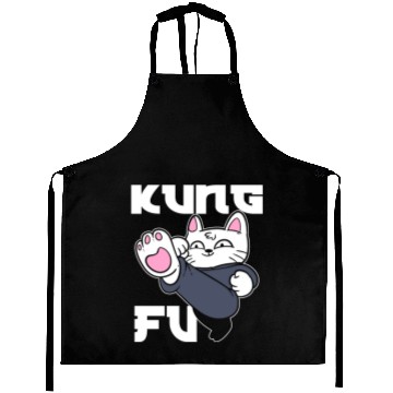 Discover Kung Fu Cat Cat Mom Aprons