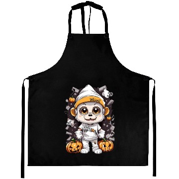 Discover Monkey halloween Aprons