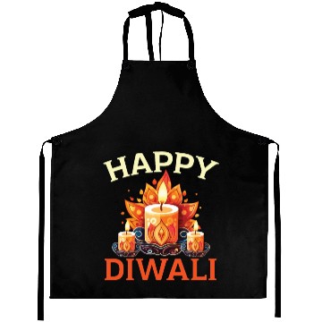 Discover Happy Diwali Diwali Festival Indian Hindu Hinduism Aprons