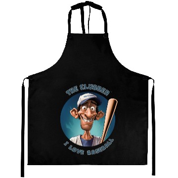 Discover The Clubber, Posing with His Baseball Bat Aprons