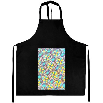 Discover Stunning Yellow Blue Purple Vector Design Aprons