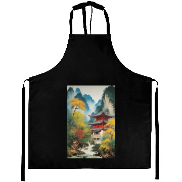 Discover Sailing Ship at Sunset Aprons