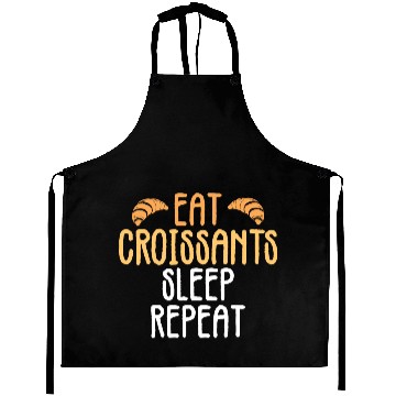 Discover Croissant Love Joke Bakery Bread Pastry Patisserie Aprons